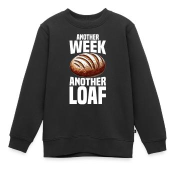 Pain au levain Pain au levain - Sweat Premium enfant bio - noir - Devant - AI Model Kid Female (0cm)