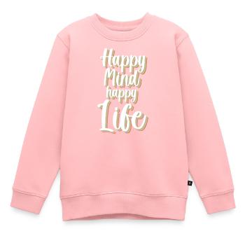 Cloverleaf Vacances positives - Sweat Premium enfant bio - rose - Devant - AI Model Kid Female (0cm)