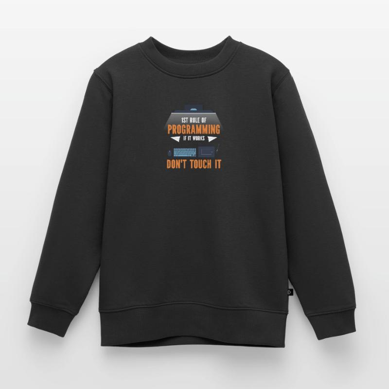 Programmierer Programmierung Code Computer Kinder Premium Organic Sweatshirt
