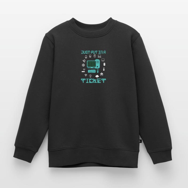 Technischer Support Technologie Programmierer Kinder Premium Organic Sweatshirt
