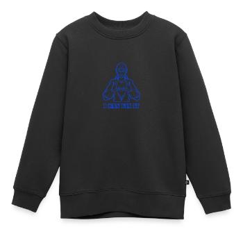 Circuits Ironic Sprichwort: Spannungs - Kinder Premium Organic Sweatshirt - Schwarz - Vorne - AI Model Kid Female (0cm)