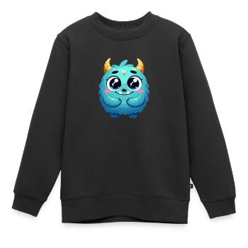 Designs For Kids – Märchenhafte Monster - Kinder Premium Organic Sweatshirt - Schwarz - Vorne - AI Model Kid Female (0cm)