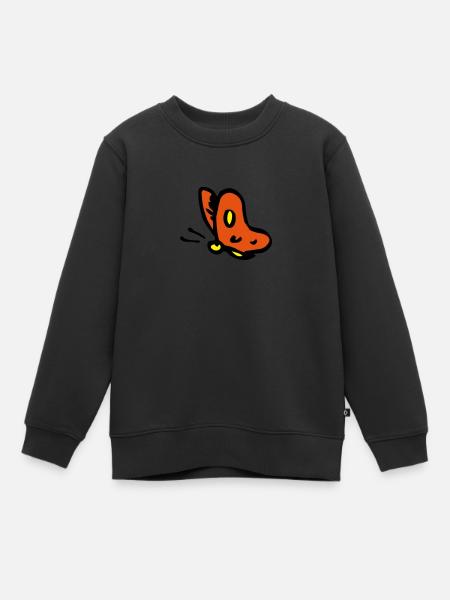 Schmetterling - Sweat Premium enfant bio - noir