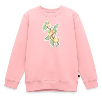 A sprig of apricots or peaches - Kids Premium Organic Sweatshirt - rose - Front - AI Model Kid Female (0cm)