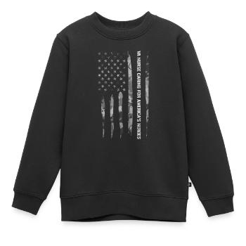 VA Nurse Caring For America's He... - Kinder Premium Organic Sweatshirt - Schwarz - Vorne - AI Model Kid Female (0cm)