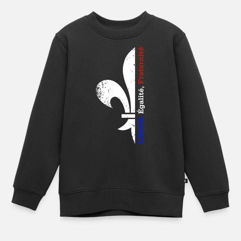 Liberté Égalité Fraternité - Sweat Premium enfant bio - noir