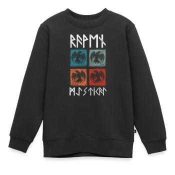 Mythologie Nebelkrähe Begleiter - Kinder Premium Organic Sweatshirt - Schwarz - Vorne - AI Model Kid Female (0cm)