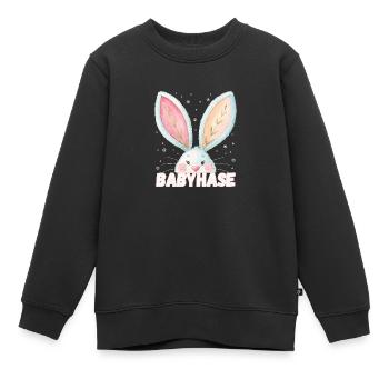 Babyhase Baby Kosename - Kinder Premium Organic Sweatshirt - Schwarz - Vorne - AI Model Kid Female (0cm)
