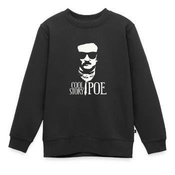 Dark Visionary EAP - Histoire cool Poe 1 - Sweat Premium enfant bio - noir - Devant - AI Model Kid Female (0cm)