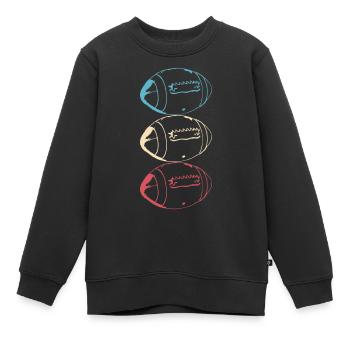 American Football American Vector Pride - Sweat Premium enfant bio - noir - Devant - AI Model Kid Female (0cm)