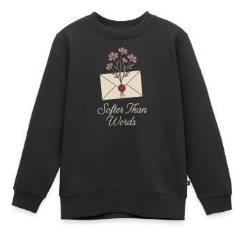 Beerdigung, Florist, Gedenkarrangement, Sympathie - Kinder Premium Organic Sweatshirt - Schwarz - Vorne - AI Model Kid Female (0cm)