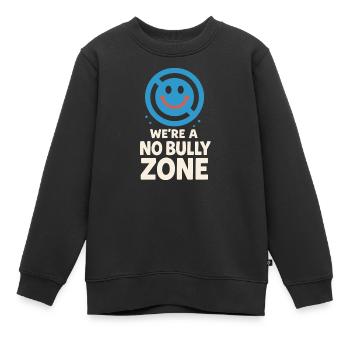 Sympathie anti-harcèlement, Lève-toi - Sweat Premium enfant bio - noir - Devant - AI Model Kid Female (0cm)