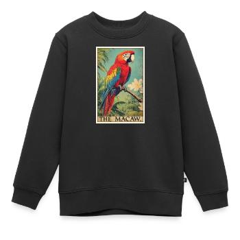 Aras Ara - Kinder Premium Organic Sweatshirt - Schwarz - Vorne - AI Model Kid Female (0cm)