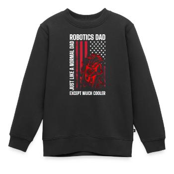 Maschine Mechaniker Ingenieur Techniker - Kinder Premium Organic Sweatshirt - Schwarz - Vorne - AI Model Kid Female (0cm)