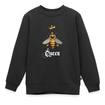 Reine des Abeilles - Sweat Premium enfant bio - noir - Devant - AI Model Kid Female (0cm)