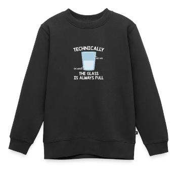 Eau de chimiste | Cadeau de professeur de chimie biochimie - Sweat Premium enfant bio - noir - Devant - AI Model Kid Female (0cm)