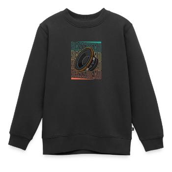 Tontechniker Subwoofer Analog Sound Spruch - Kinder Premium Organic Sweatshirt - Schwarz - Vorne - AI Model Kid Female (0cm)