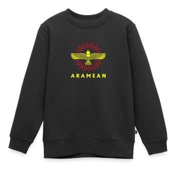 Aramäer Naher Osten Assyrer Antike Geschichte - Kinder Premium Organic Sweatshirt - Schwarz - Vorne - AI Model Kid Female (0cm)