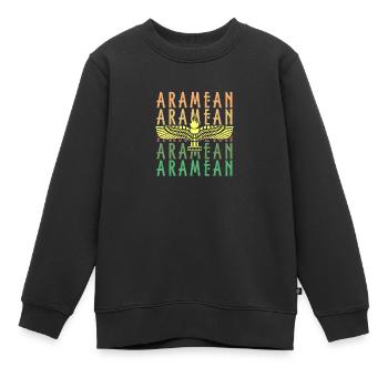 Aramäer aramäische Geschichte Naher Osten - Kinder Premium Organic Sweatshirt - Schwarz - Vorne - AI Model Kid Female (0cm)