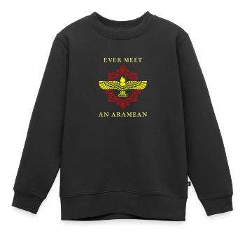 Aram Damaskus Naher Osten Geschichte Syrien - Kinder Premium Organic Sweatshirt - Schwarz - Vorne - AI Model Kid Female (0cm)