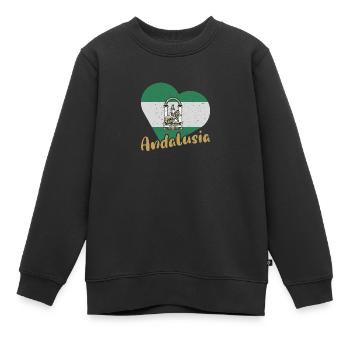 Halbinsel Spanien Andalusien Sevilla Granada - Kinder Premium Organic Sweatshirt - Schwarz - Vorne - AI Model Kid Female (0cm)