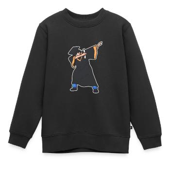 Master Studium Abschlussfeier - Kinder Premium Organic Sweatshirt - Schwarz - Vorne - AI Model Kid Female (0cm)