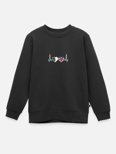 Algérie Drapeau britannique Algérie britannique - Sweat Premium enfant bio - noir