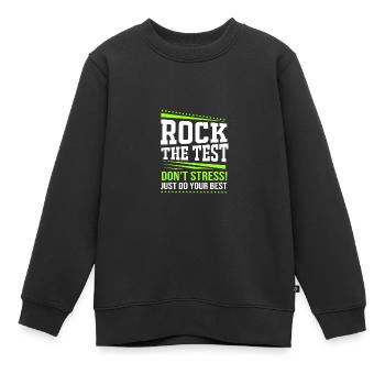 Enseignants de collège - Sweat Premium enfant bio - noir - Devant - AI Model Kid Female (0cm)