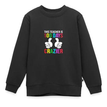 Enseignants de collège - Sweat Premium enfant bio - noir - Devant - AI Model Kid Female (0cm)