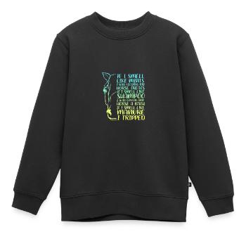 Dressur Dressurpferd Dressurreiter - Kinder Premium Organic Sweatshirt - Schwarz - Vorne - AI Model Kid Female (0cm)