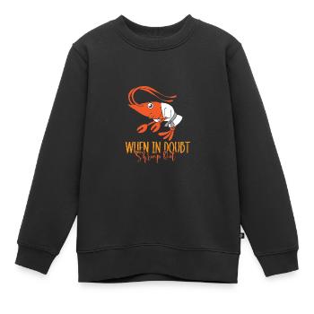 Jiu Jitsu Selbstverteidigung - Kinder Premium Organic Sweatshirt - Schwarz - Vorne - AI Model Kid Female (0cm)