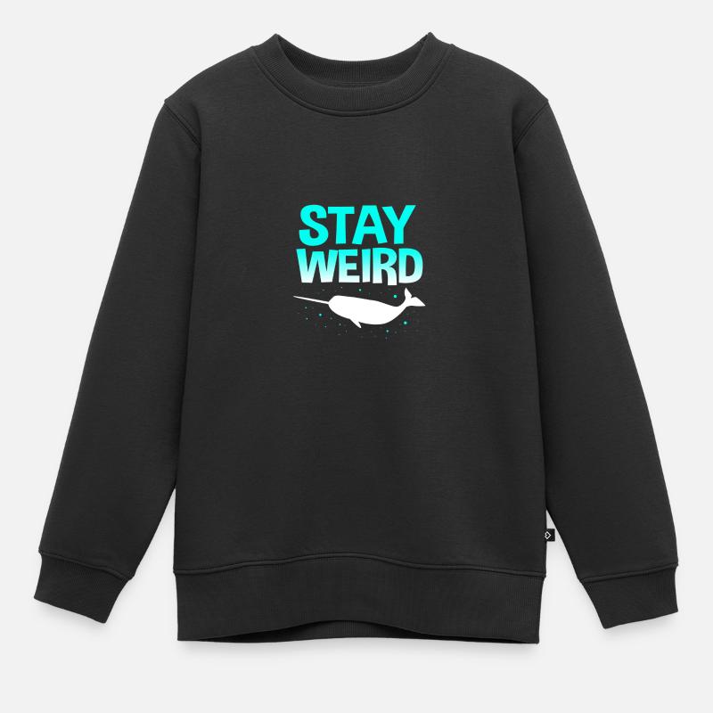 Narval - Sweat Premium enfant bio - noir