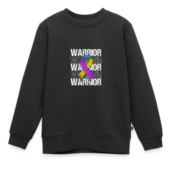 Blasenkrebs Krebs Blase - Kinder Premium Organic Sweatshirt - Schwarz - Vorne - AI Model Kid Female (0cm)