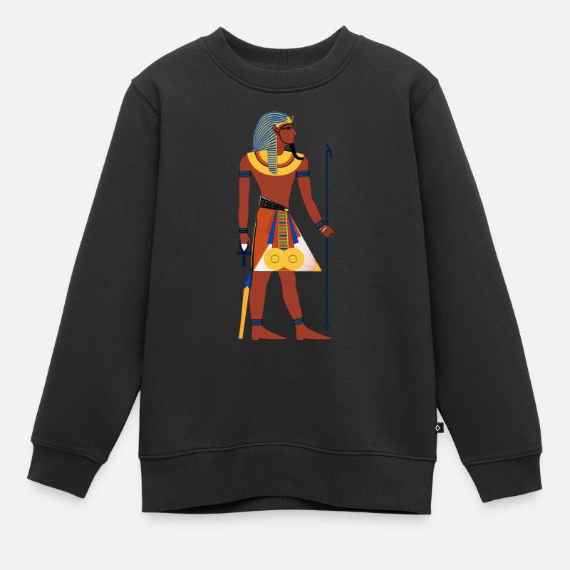 Pharaon Egyptien - Sweat Premium enfant bio - noir