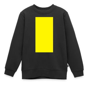 rectangle - Sweat Premium enfant bio - noir - Devant - AI Model Kid Female (0cm)