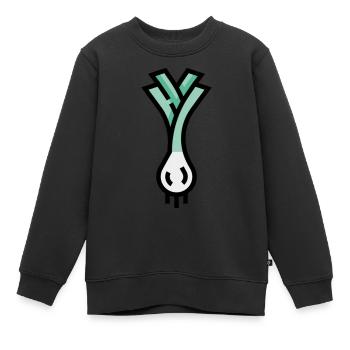 Lauch Icon - Kinder Premium Organic Sweatshirt - Schwarz - Vorne - AI Model Kid Female (0cm)