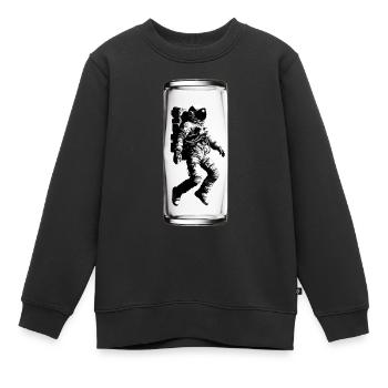 Astronaut im Glas - Kinder Premium Organic Sweatshirt - Schwarz - Vorne - AI Model Kid Female (0cm)