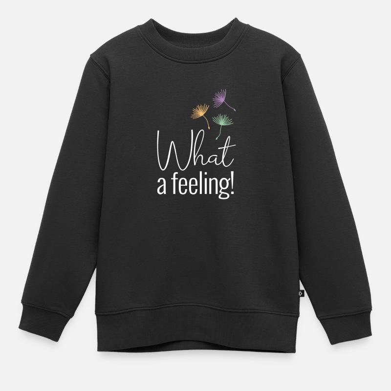 Quel sentiment négatif - Sweat Premium enfant bio - noir