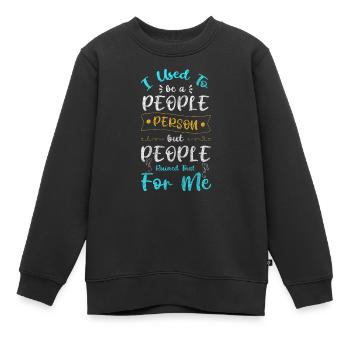 Einzigartig Menschen Persönlichkeit Besonders - Kinder Premium Organic Sweatshirt - Schwarz - Vorne - AI Model Kid Female (0cm)