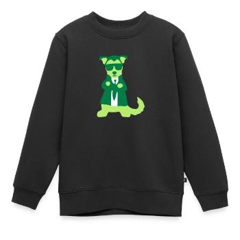 Bodyguard Lumpi - Kinder Premium Organic Sweatshirt - Schwarz - Vorne - AI Model Kid Female (0cm)