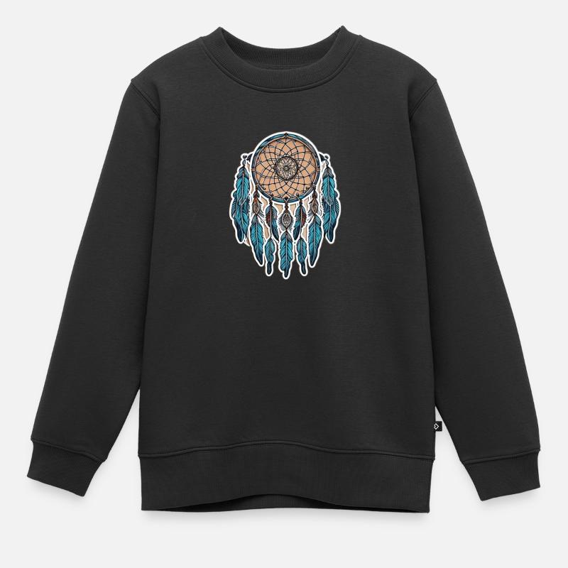 Attrape-rêves - Sweat Premium enfant bio - noir