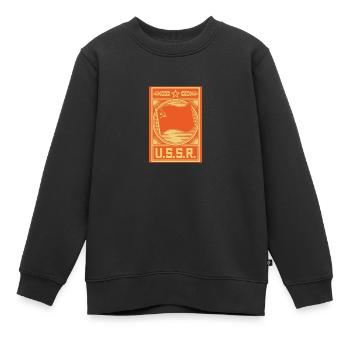 USSR Pioner Lenin Geschenk Sowjetunion Komsomol - Kinder Premium Organic Sweatshirt - Schwarz - Vorne - AI Model Kid Female (0cm)