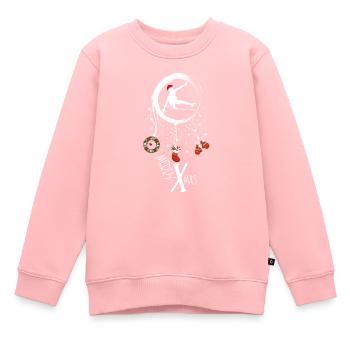 Slackliner Weihnachten Weihnachtstraumfänger - Kinder Premium Organic Sweatshirt - Rosa - Vorne - AI Model Kid Female (0cm)
