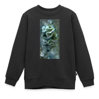 Meeres Schnecke - Kinder Premium Organic Sweatshirt - Schwarz - Vorne - AI Model Kid Female (0cm)