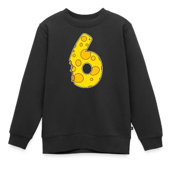 Graphique 6 - Sweat Premium enfant bio - noir - Devant - AI Model Kid Female (0cm)