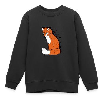 Fuchsfuchs Peintre Cadeau - Sweat Premium enfant bio - noir - Devant - AI Model Kid Female (0cm)
