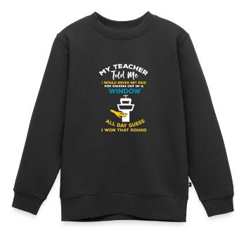 Air -Verkehr Controller Lustiges Angebot sagt ATC - Kinder Premium Organic Sweatshirt - Schwarz - Vorne - AI Model Kid Female (0cm)
