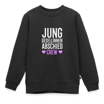 Junggesellinnenabschied Crew - Kinder Premium Organic Sweatshirt - Schwarz - Vorne - AI Model Kid Female (0cm)