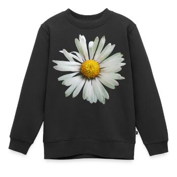 Marguerites fleur, fleur, marguerite, floral - Sweat Premium enfant bio - noir - Devant - AI Model Kid Female (0cm)