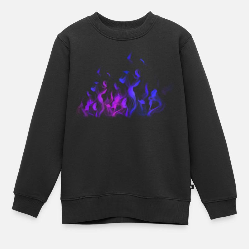 COMME AU COUCHER DU SOLEIL - Sweat Premium enfant bio - noir